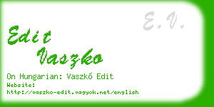 edit vaszko business card