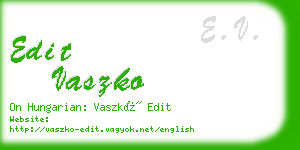 edit vaszko business card